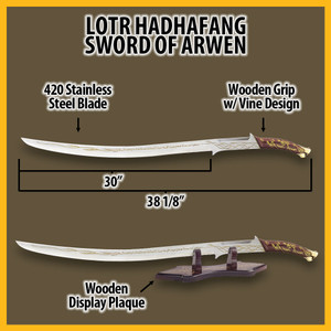 Sword Of Arwen Evenstar | Lord of the rings | Officially Licensed