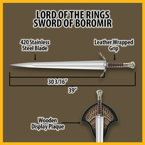Sword of Boromir | Lord of the Rings | Officially Licensed