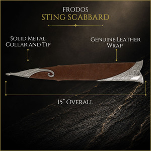 Sting Sword Scabbard | Lord of the Rings | Officially Licensed