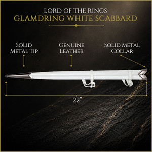 Glamdring White Scabbard | Lord of the Rings | Officially Licensed | Main