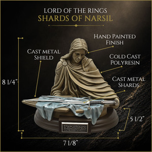Shards of Narsil - Lord of the Rings - Officially Licensed - 1/5 Scale Miniature Collectible