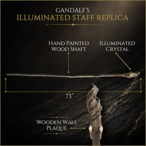 Gandalf's Illuminated Staff | The Hobbit | Officially Licensed