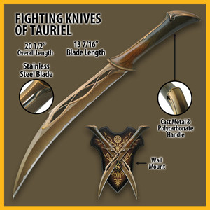 Fighting Knives of Tauriel | The Hobbit | Officially Licensed