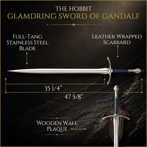 Glamdring Sword of Gandalf | The Hobbit | Officially Licensed