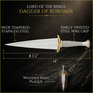 The Lord of the Rings Boromir's Dagger