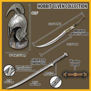 The Hobbit Eleven Collection Film Replicas by United Cutlery