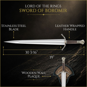 Boromir Sword & Dagger Set - Lord of the Rings Collectibles