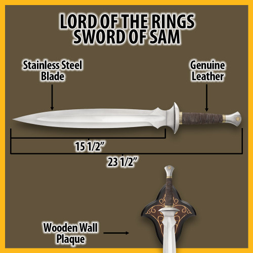 Sword of Sam | Lord of the rings | Officially Licensed Sword of Sam | Lord of the rings | Officially Licensed