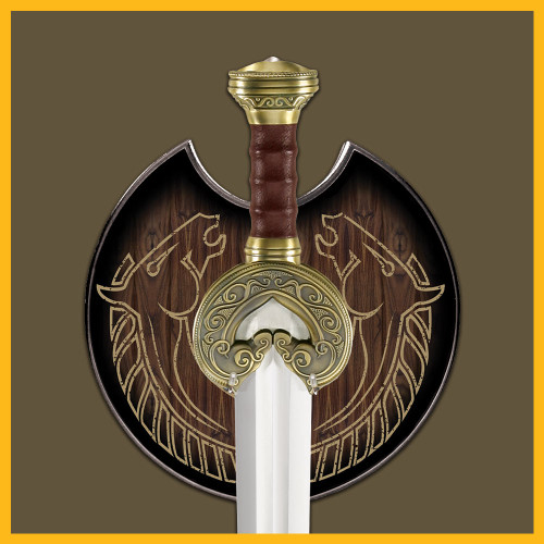Herugrim Sword | Lord of the Rings | Officially Licensed | Wooden Display Plaque Herugrim Sword | Lord of the Rings | Officially Licensed | Wooden Display Plaque