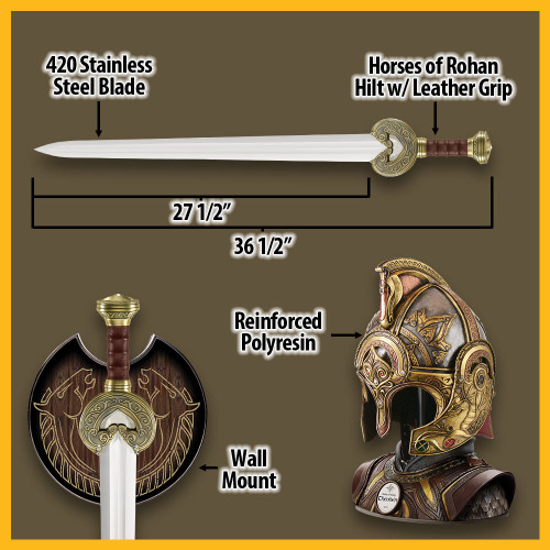 The King Theoden Collection | Lord of the Rings | Officially Licensed