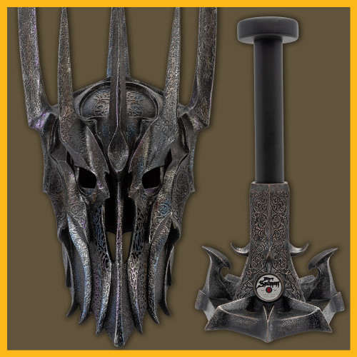 War Helm of Sauron™ from The Lord of the Rings™ Museum Collection Helm War Helm of Sauron™ from The Lord of the Rings™ Museum Collection Helm