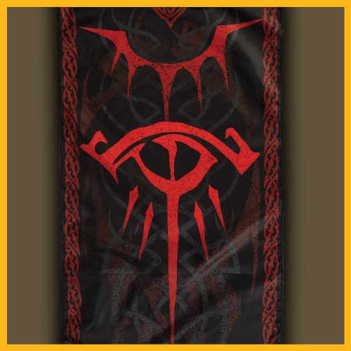 Sauron War Banner Close Up