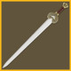 Herugrim Sword | Lord of the Rings | Officially Licensed | Brass Plated | Leather Hilt