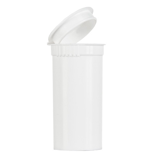 Child Resistant & Tamper Evident Plastic Pop Top Containers