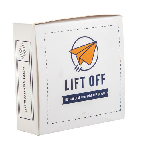 Lift Off Ultraclear Non Stick 4x4 FEP Sheets (500 qty.)