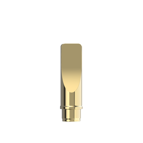 The gold finish of the Metal M6T Mouthpiece adds elegance to the M6T hardware taking branding to another level.