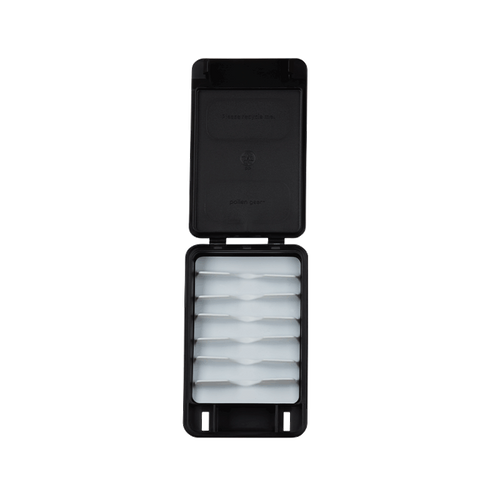 White Plastic Tray – Horizontal 7 Pre‑Roll Insert for MD Snap Tech Case