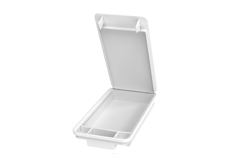 white pollen gear snaptech case for pre-rolls and other products