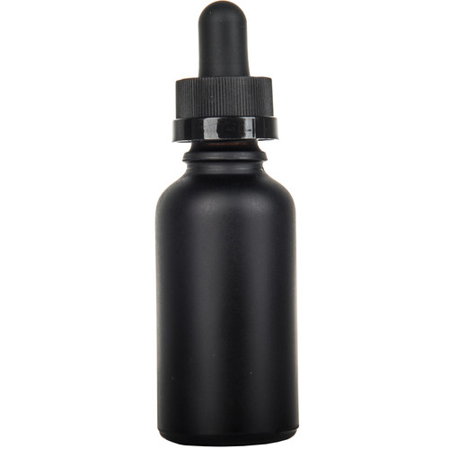 30ml Glass Dropper Bottle with Eye Dropper Pipette Matte Black (297 qty.)