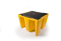 Single Ibc Polyethylene Pallet With Grating image