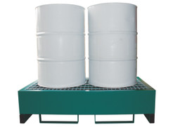 2 x Drum Metal Spill Pallet image