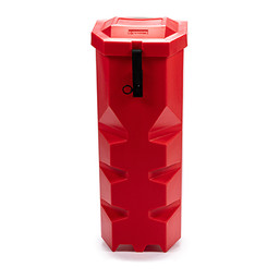 Fire Extinguisher Box Top Loader 650 x 265 x 300mm Red image