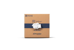 25lb.- Gross Weight- Compressed Box New White T-Shirt Rags image