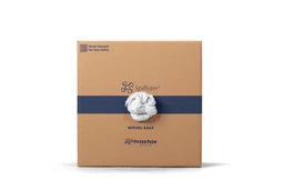 50lb.- Gross Weight- Compressed Box New White T-Shirt Rags image