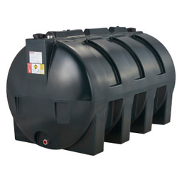 Horizonal 2500L Single Skin Oil Storage Tank image