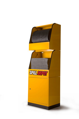 Spill Depot 5- Cabinet & 2 x Dispensing Units- Yellow image