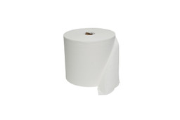 12.75"x13.25" White GT Series Jumbo Spilfyter Wiper Roll image