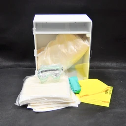 Spilfyter Lab & Cleanroom Plastic Wall Cabinet Spill Kit image