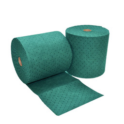 15"x300' Green Universal Two-Ply Medium Spilfyter Rolls (2 ct) image