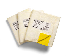 White UC Universal CF Laminated Yellow Poly Mat 380 GSM 50" x 28" 10/Box image