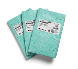 Green Fine Fiber Green Meltblown White Spunbond 260 GSM 40" x 32" 14/Box image