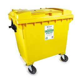 1000L Recycled Oil Preferential Spill Kit - 4 Wheeled Bin image