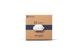 25lb. - Gross Weight - Compressed Box Reclaimed White Cotton Sheet Rags image