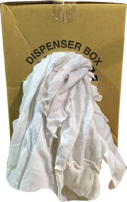 25lb. Box Reclaimed White Fleece Blanket image