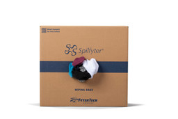 50lb. - Gross Weight - Compressed Box Reclaimed Mixed Color Fleece Rags image