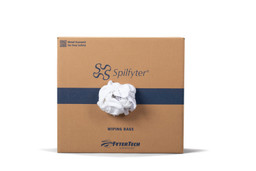 50lb. - Gross Weight - Compressed Box Reclaimed White Fleece Blanket Rags image