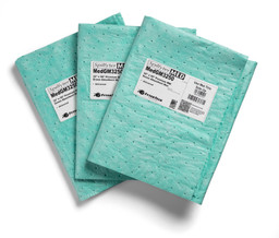 Green Fine Fiber Green Meltblown White Spunbond 260 GSM 50" x 32" 12/Box image