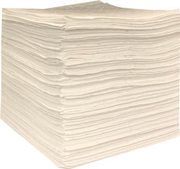 16"x18" Oil Only Three-Ply Heavy Essentials Sorbent Pads (100 ct) image