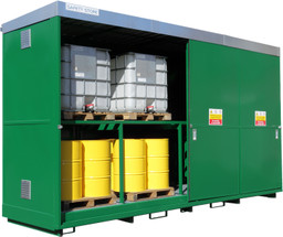 32 x Drums/8 x Ibc Store With Sliding Doors image