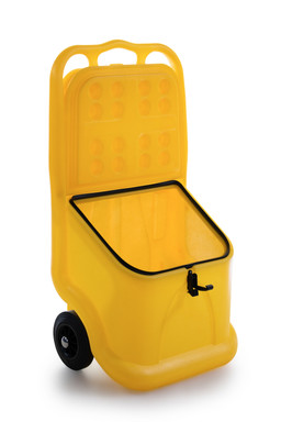 Unikart Mobile Storage Unit Yellow image