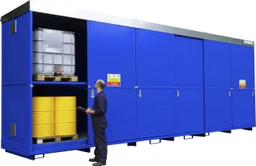 48 x Drums/12 x Ibc Store With Sliding Doors image