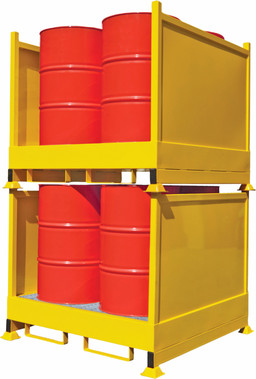 Stackable Drum Stand 4 x 205L Drums Solid Sides image