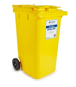 240L Oil Only Spill Kit- 2 Wheeled Bin image