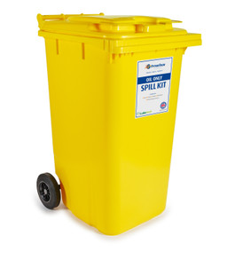240L Oil Only Spill Kit- 2 Wheeled Bin image
