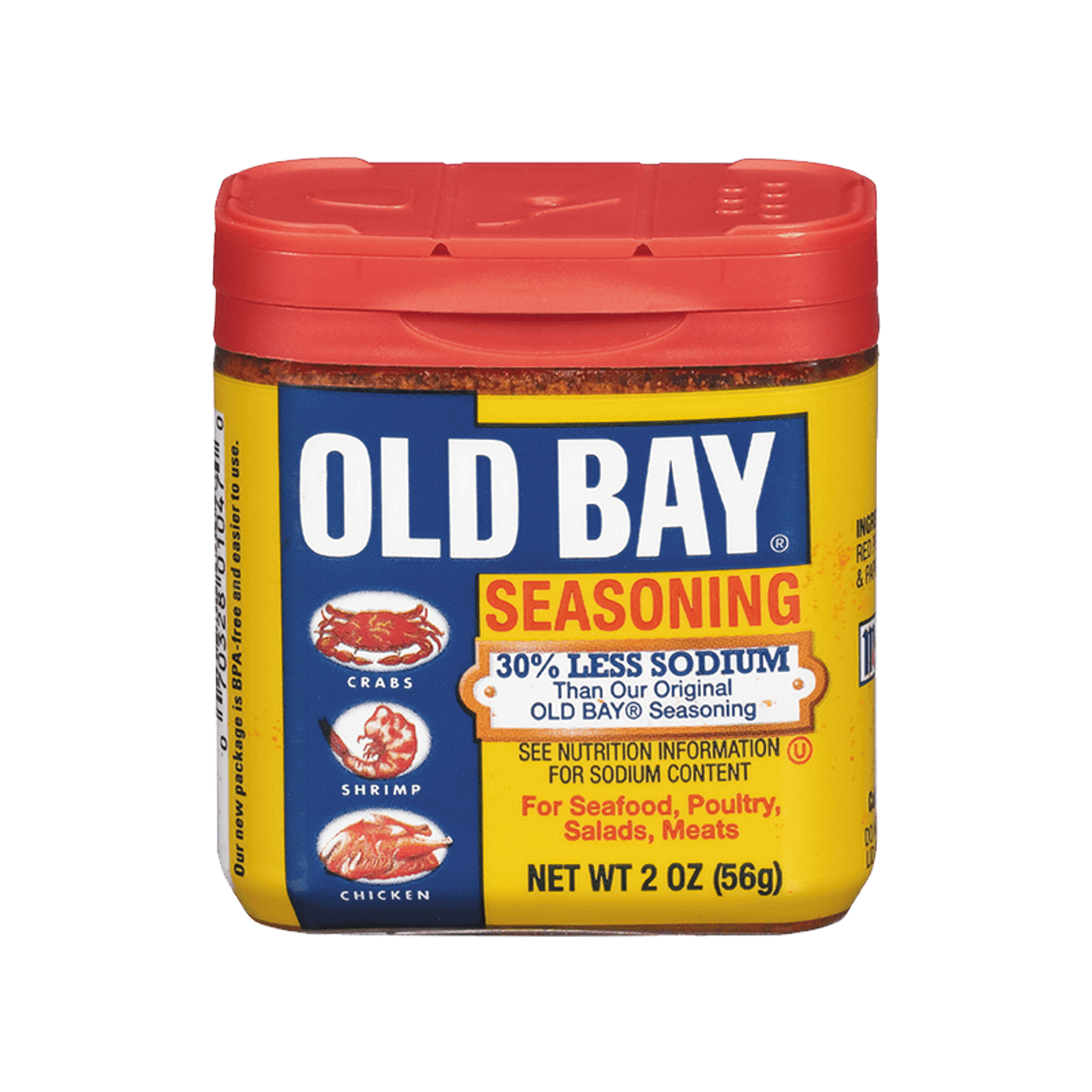 Old Bay 30% Less Sodium Seasoning (1.75 oz.) - Wholey's Curbside