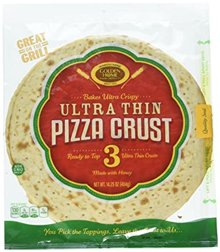 Golden Home Ultra Thin Pizza Crust (3 Pack)